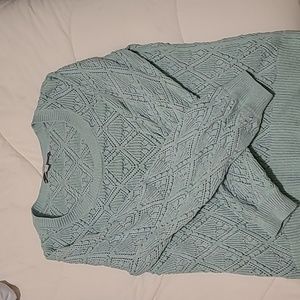 The Loft sweater, aqua, XL, never worn